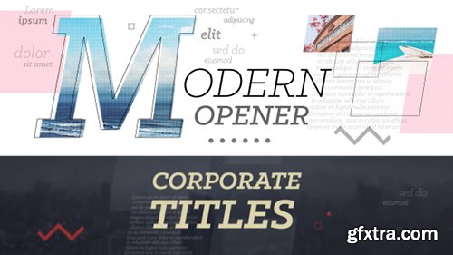 Videohive Modern Opener // Corporate Titles 17381530