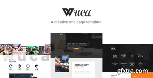 ThemeForest - Wuca - One Page PSD Template 14217172