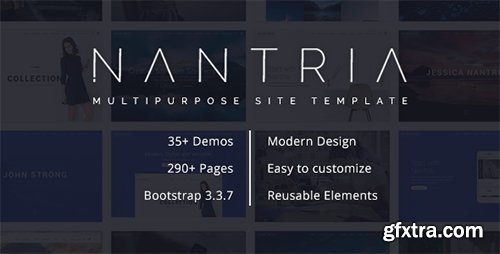ThemeForest - Nantria v1.2 - Multi-purpose HTML5 Template - 15364877