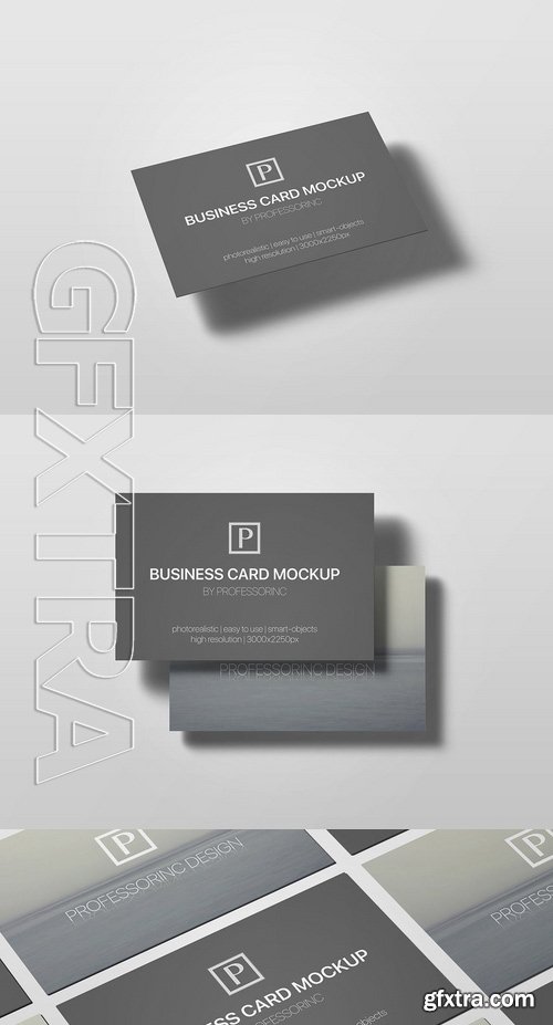 85x55 Business Card Mock-Up