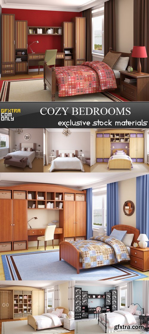 Cozy Bedrooms - 7 UHQ JPEG