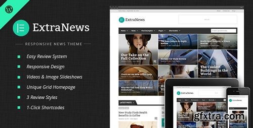ThemeForest - ExtraNews v1.5.9 - Responsive News and Magazine Theme - 3102218