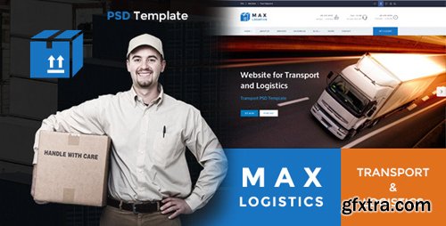 ThemeForest - Max Logistics - Transport & Logistics PSD Template 11996456