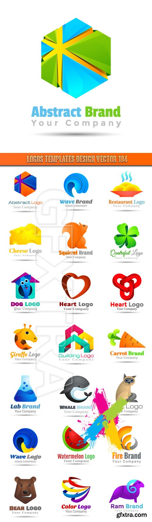 Logos Templates Design Vector 104