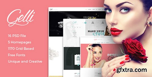 ThemeForest - Gelli - PSD Template For Jewelry / Perfume / Accessories Online Shop 15560906