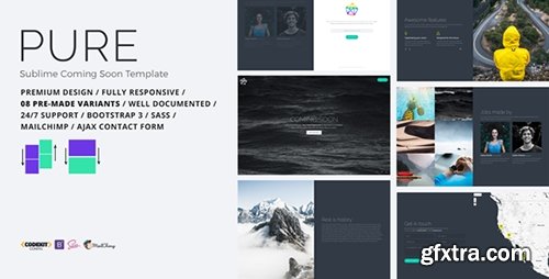ThemeForest - PURE v1.0 - Sublime Coming Soon Template - 17409583