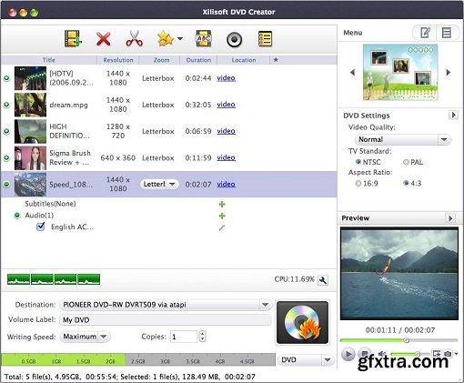 Xilisoft DVD Creator 7.1.5 (Mac OS X)
