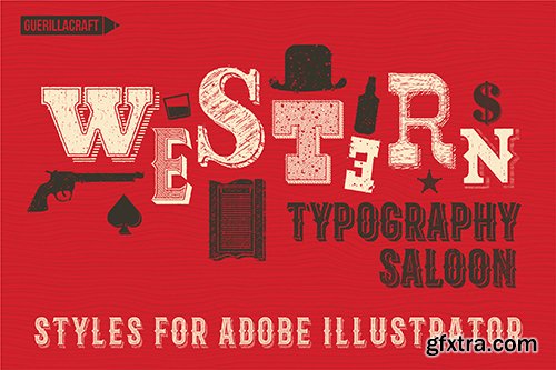 CreativeMarket Western Typography Saloon 941611
