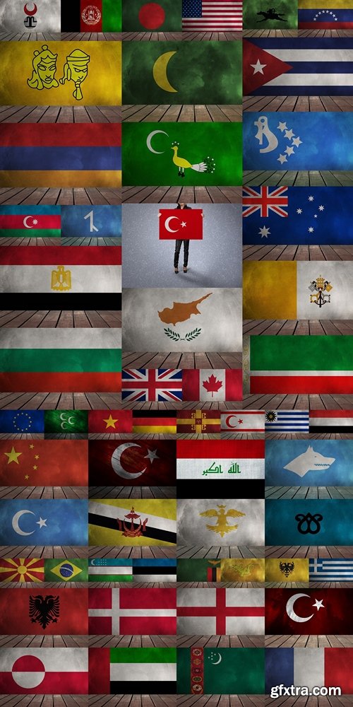 World flag background 2