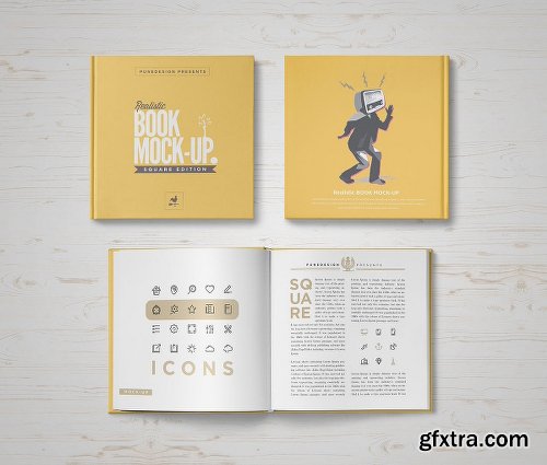 Square Book Mock-Up 2