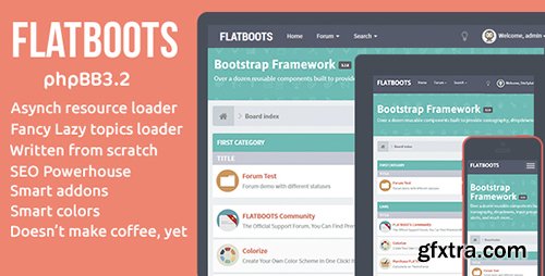 ThemeForest - FLATBOOTS v2.0.10 - phpBB 3.2 | High-Performance And Creative Modern Forum For phpBB - 8536771