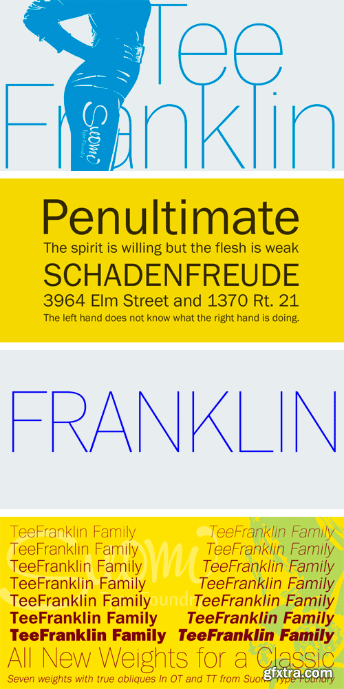 Tee Franklin Font Family