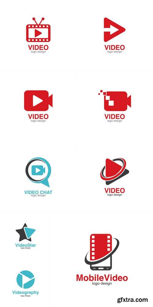 Video Creative Concept Logo Design Template