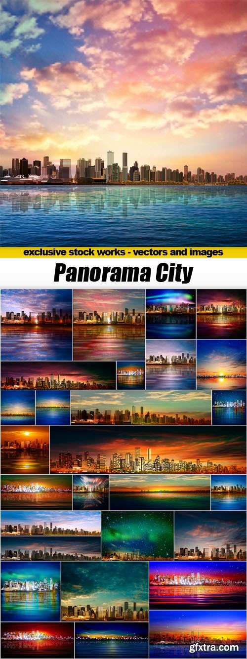 Panorama City in Vectors 29xEPS