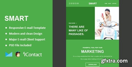 ThemeForest - Smart Mail v1.0 - Responsive E-mail Template + Themebuilder Access - 12293151
