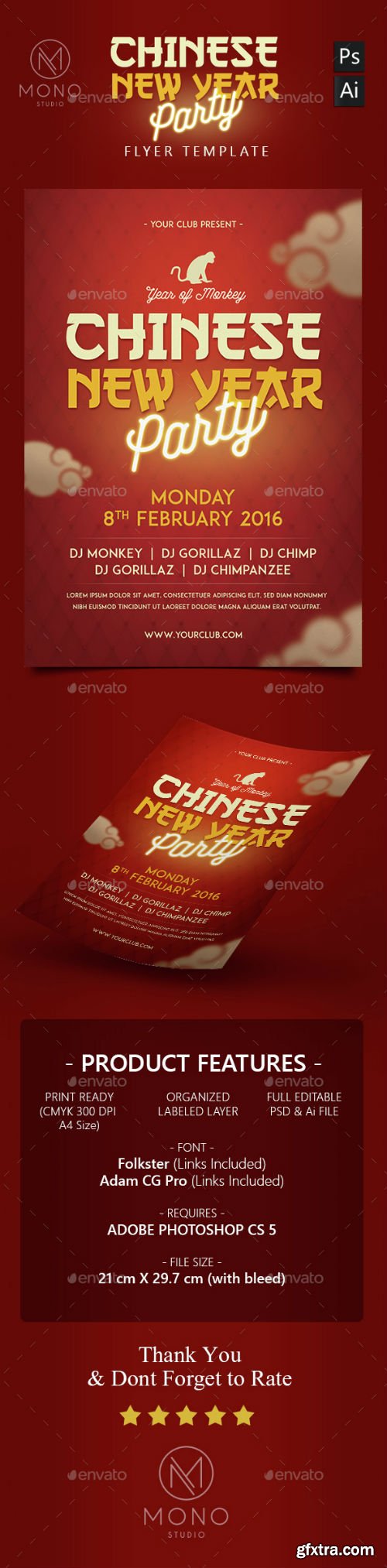 GR - Chinese New Year Flyer 14556635