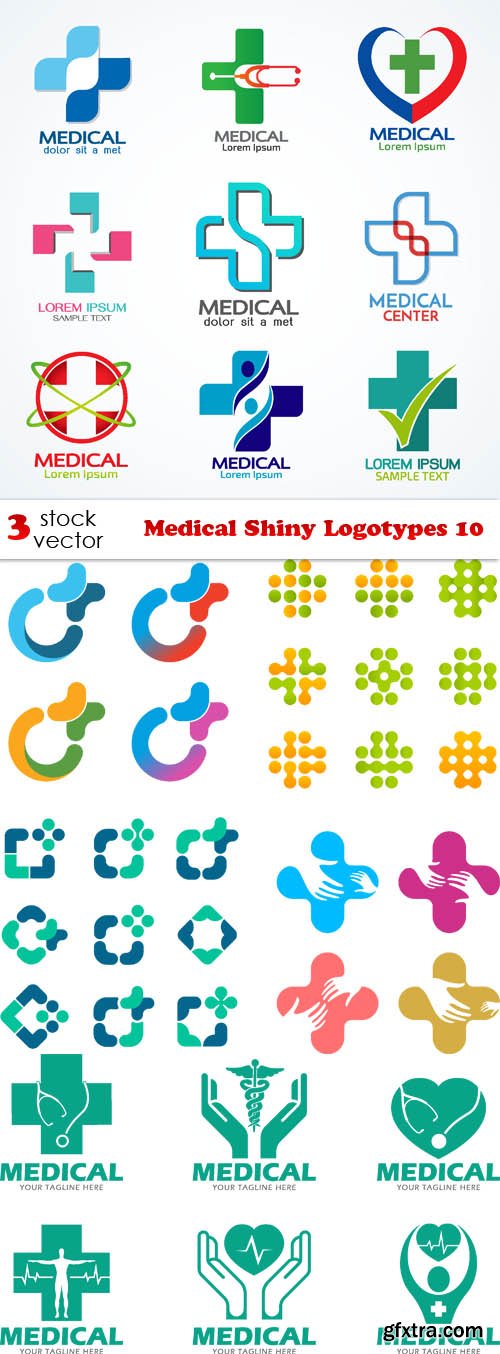 Vectors - Medical Shiny Logotypes 10