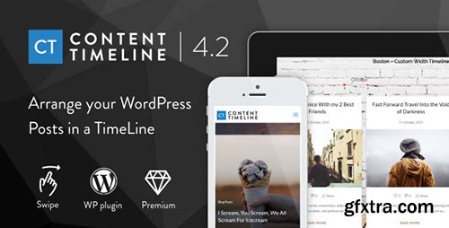 CodeCanyon - Content Timeline v4.3.1 - Responsive WordPress Plugin for Displaying Posts/Categories in a Sliding Timeline - 3027163