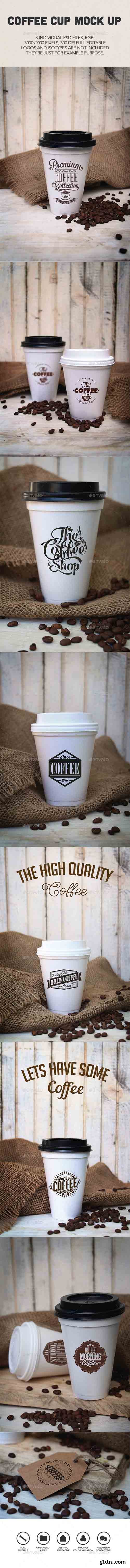 GR - Coffee Cup Logo Mock Ups 13886431