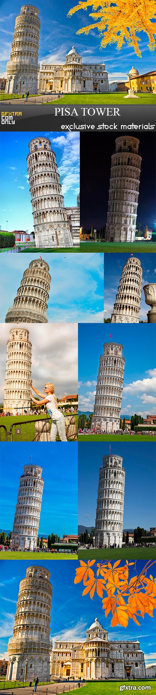 Pisa tower - 10 UHQ JPEG