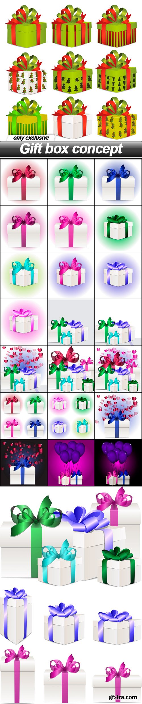 Gift box concept - 25 EPS