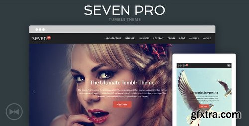 ThemeForest Seven Pro Tumblr Theme 11171337