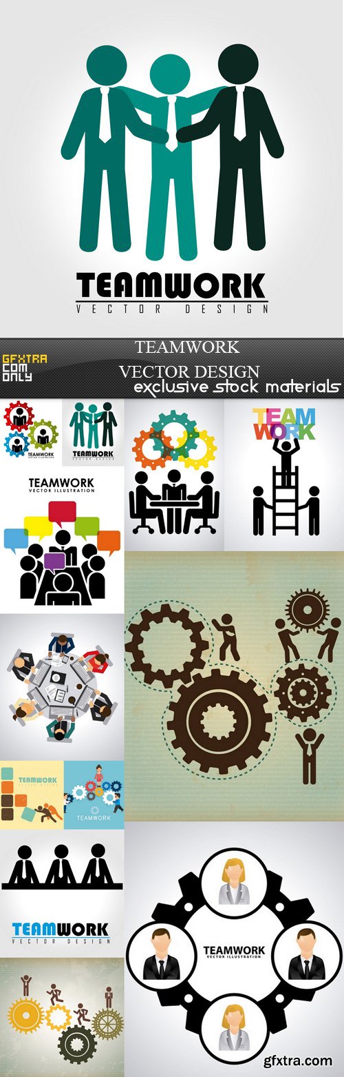 Teamwork Vector Design - 12xEPS