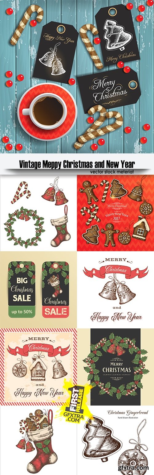 Vintage Meppy Christmas and New Year
