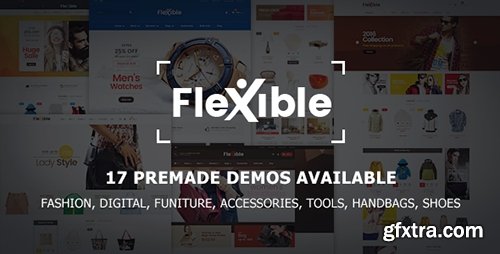 ThemeForest - Flexible v1.0.0 - Multi-Store Responsive Magento 2 Theme | 17 Premade Demos Available - 18476046