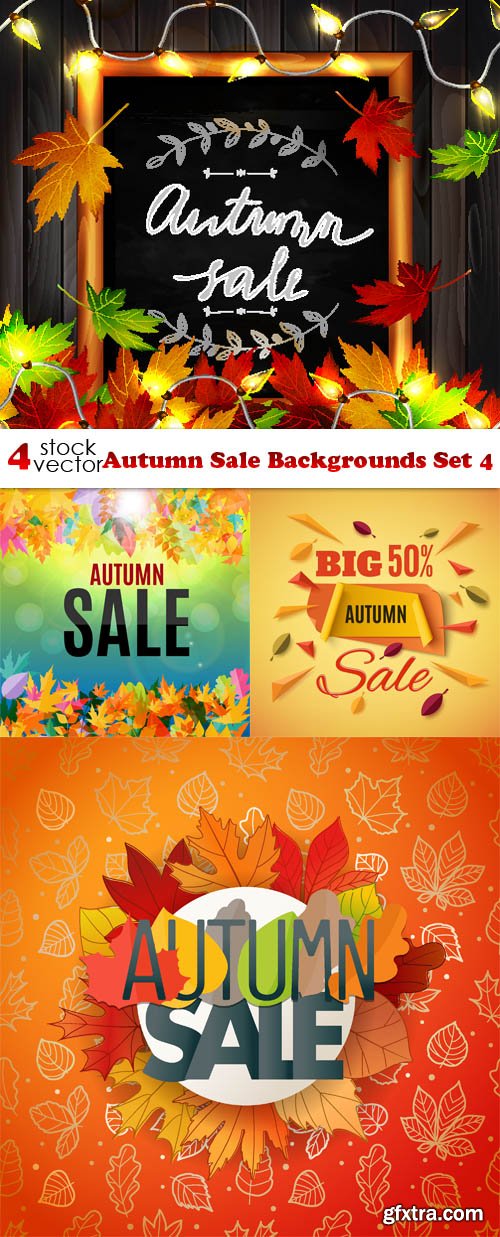 Vectors - Autumn Sale Backgrounds Set 4