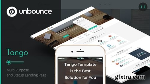 ThemeForest - Tango v1.1 - Multi-Purpose Unbounce Landing Page - 12343408