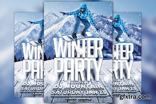 CM - Winter Party Flyer Template 977666