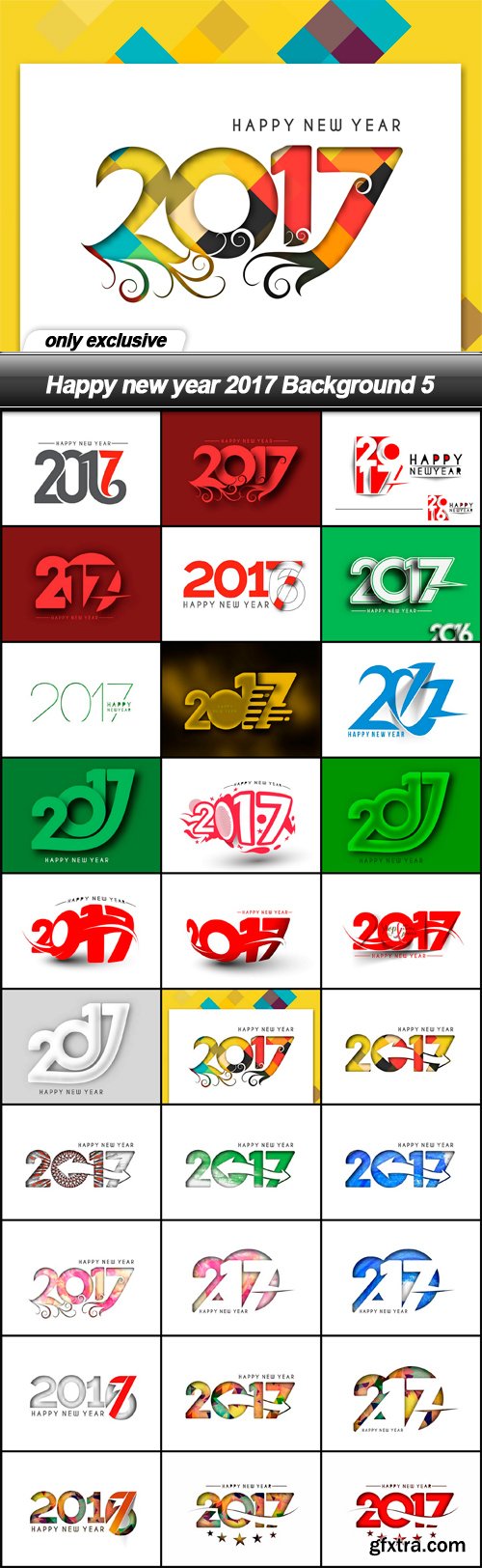 Happy new year 2017 Background 5 - 30 EPS