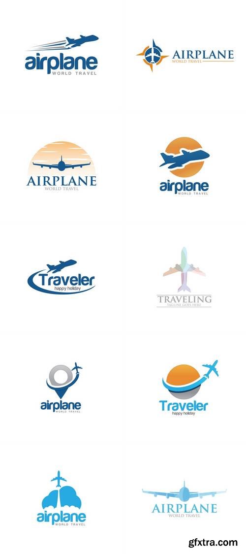 Airplane Logo Icon