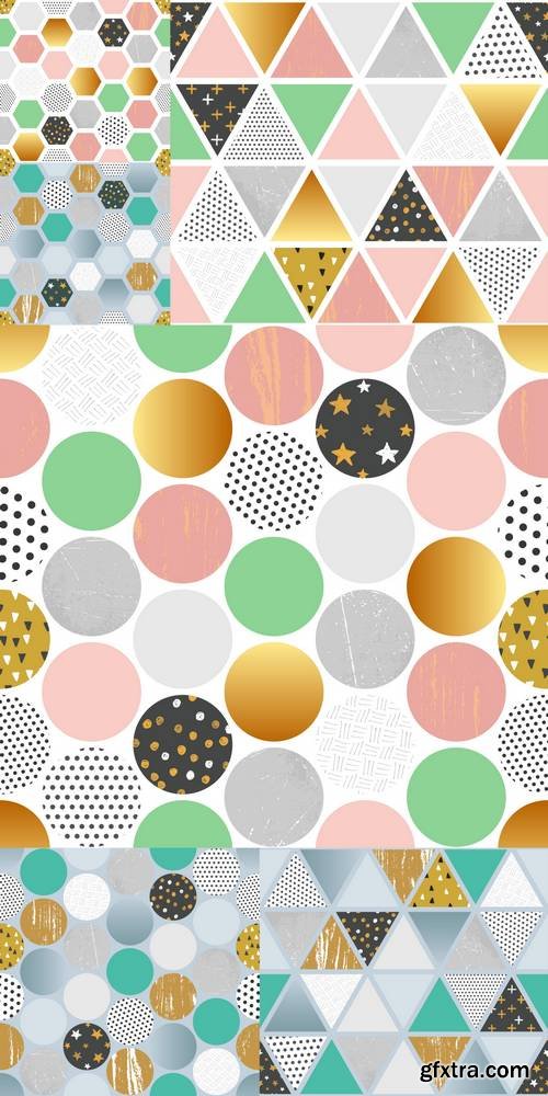 Patchwork Vector Seamless Pattern