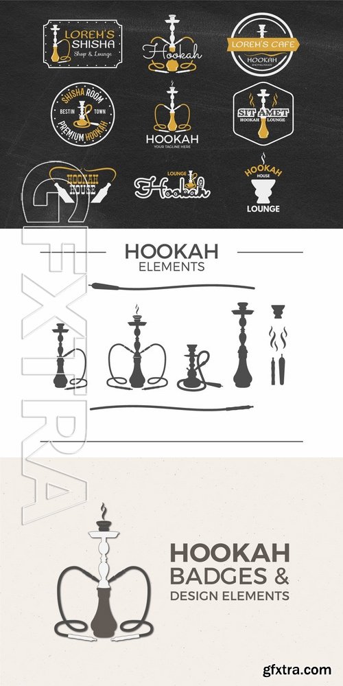 Hookah Badges & Logo Collection