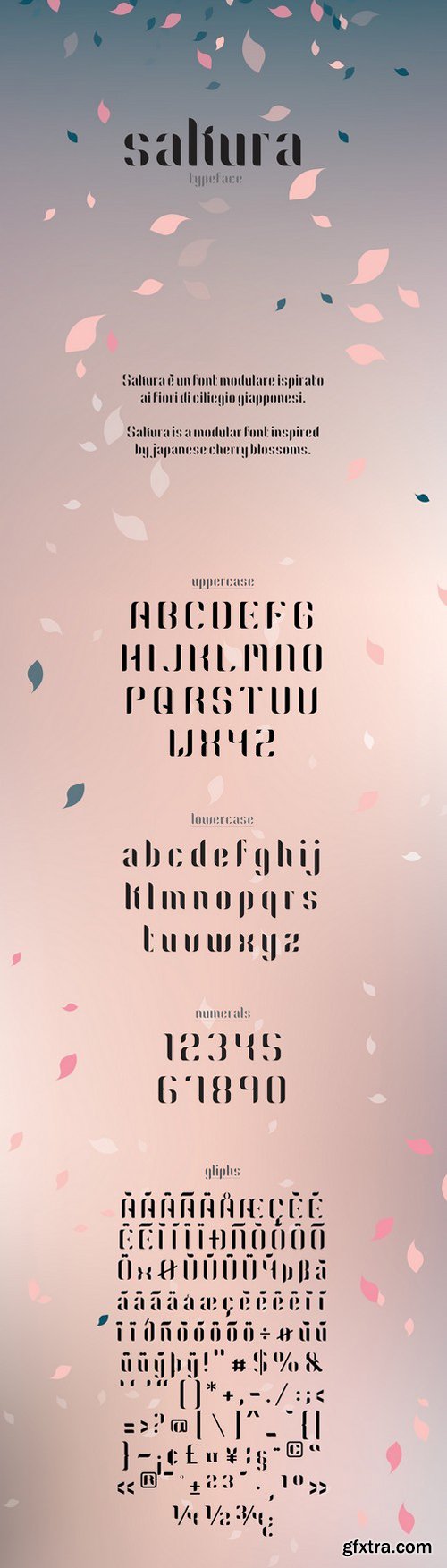 Sakura Typeface