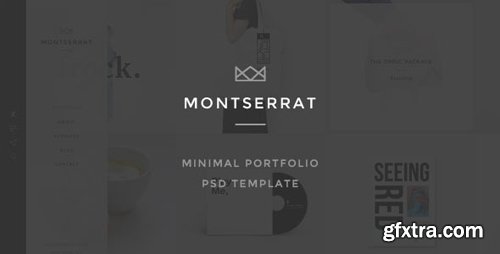 ThemeForest - Monsterrat - Minimal PSD Portfolio 11895556