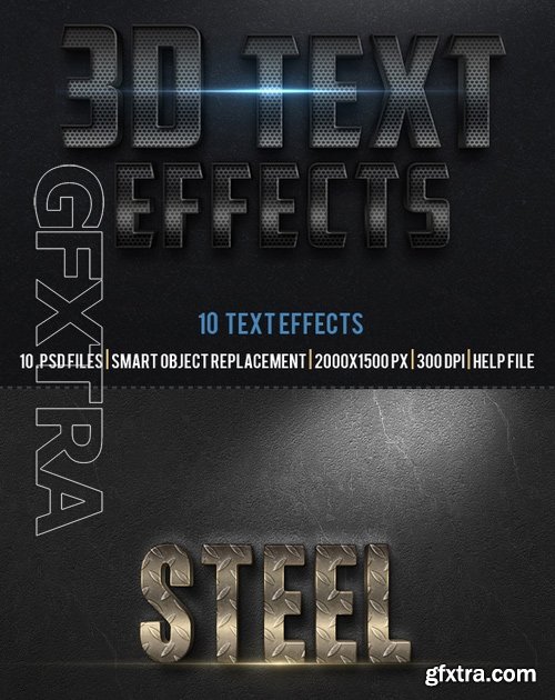 GraphicRiver - 3D Text Effects 16182479