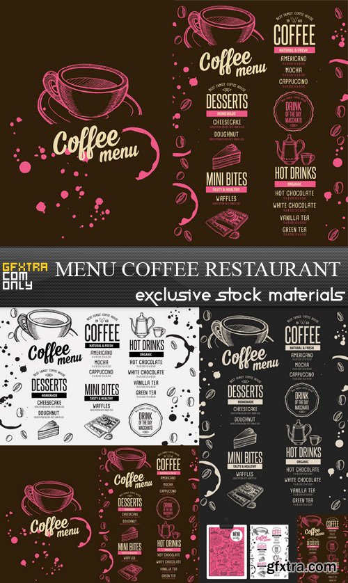 Menu Coffee Restaurant - 5 EPS