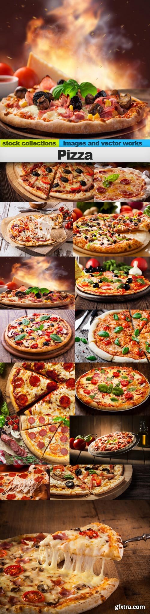 Pizza, 15 x UHQ JPEG