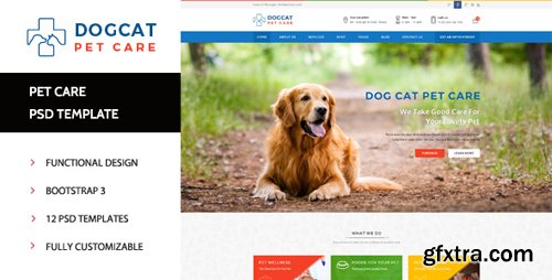 ThemeForest - Pet Care - Veterinary PSD Template 16655047
