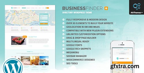 ThemeForest - Business Finder+ v1.3 - Directory Listing WordPress Theme - 5443578