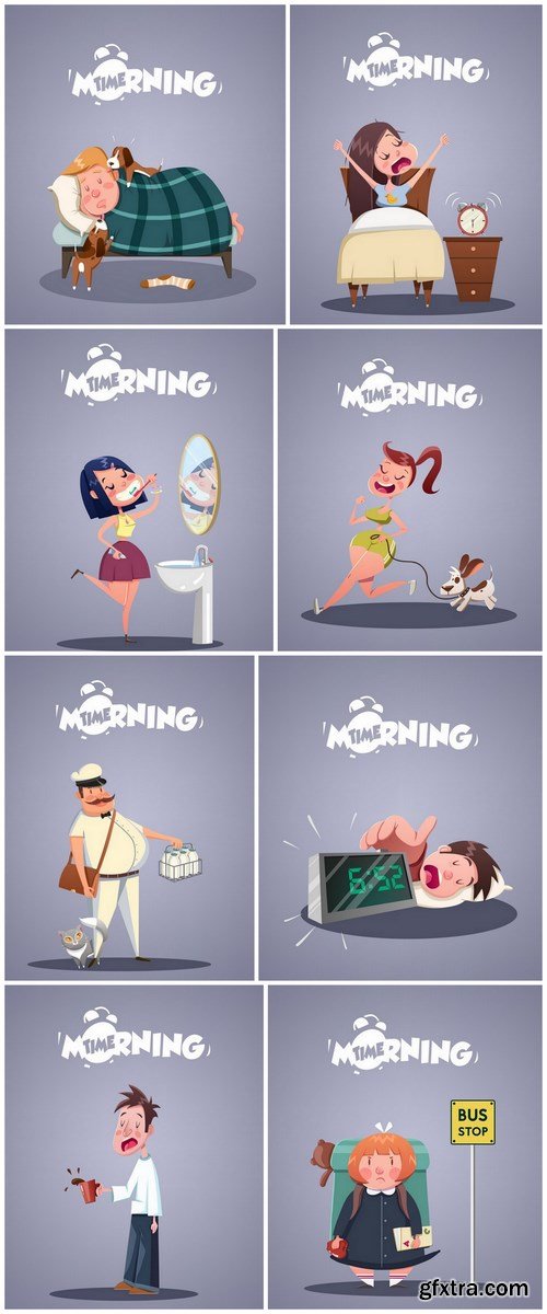 Daily Morning Life - 8xEPS