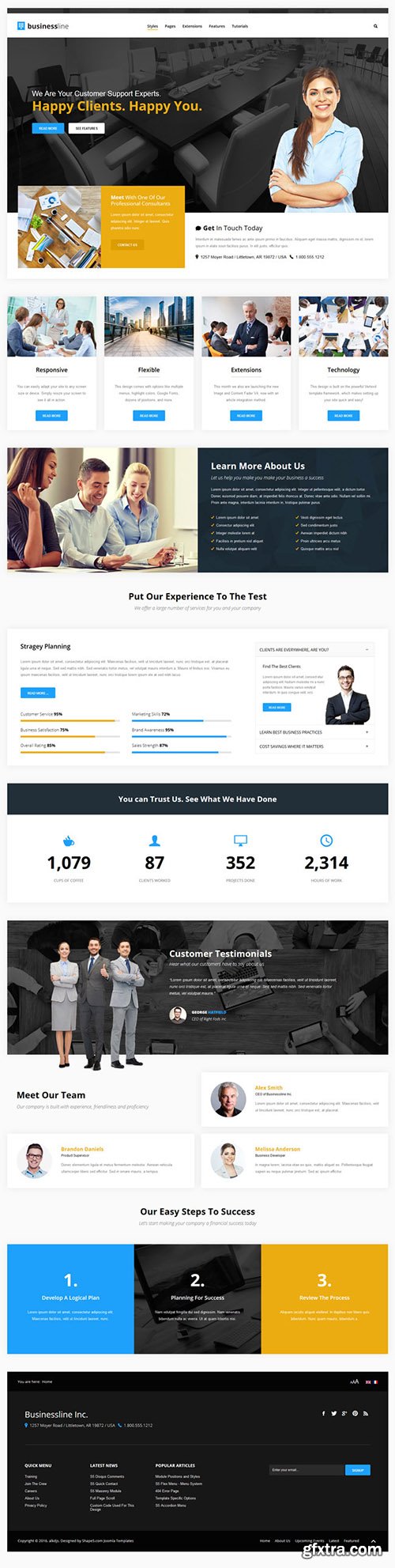 Shape5 - Business Line v1.0.0 - Corporate And General Business Joomla 3.x Template