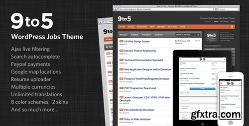 ThemeForest - Nine to Five v2.0.2 - Premium WordPress Jobs Theme - 137052