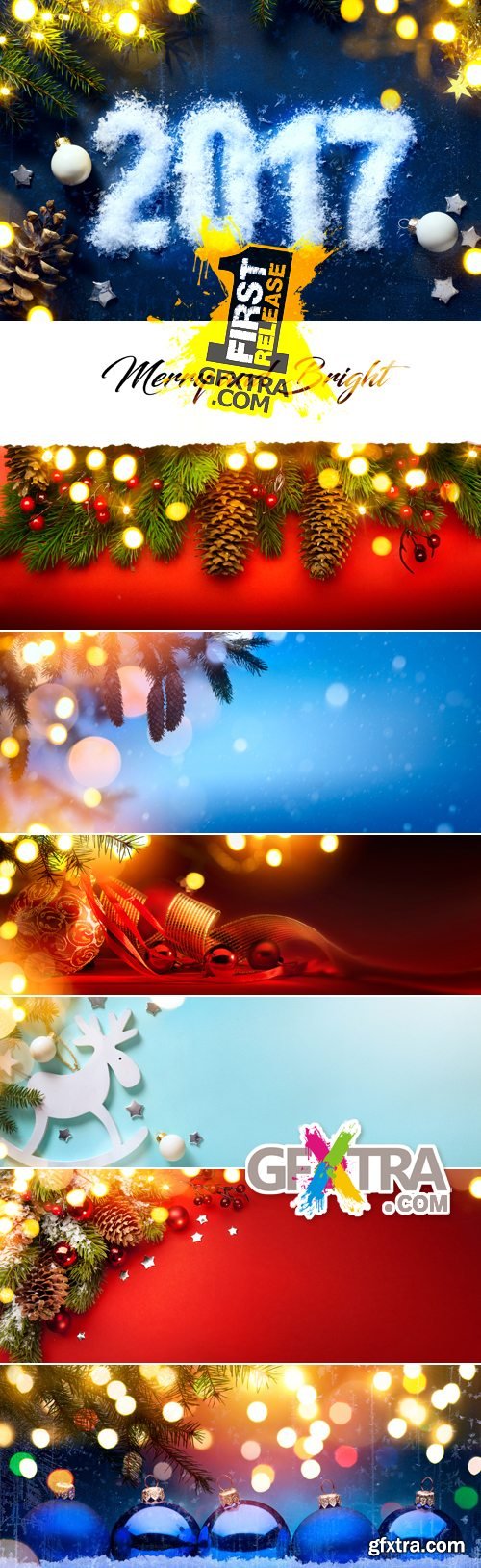 Stock Photo - Art Christmas Backgrounds