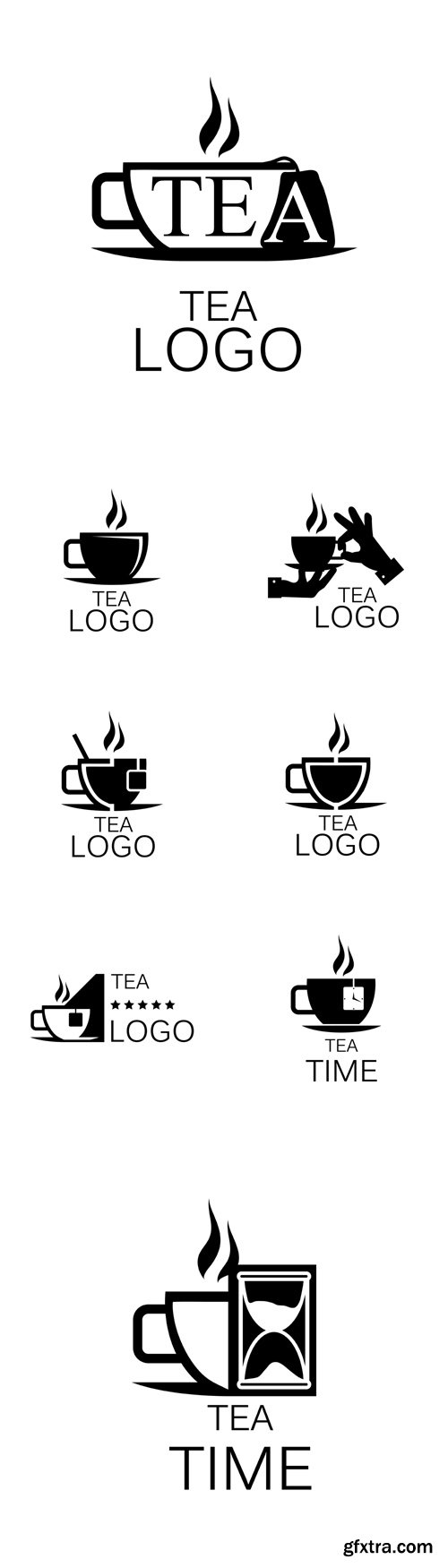 Vector Set - Tea Logos