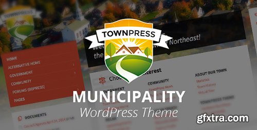 ThemeForest - TownPress v1.4.1 - Municipality WordPress Theme - 11490395