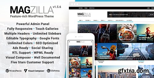 ThemeForest - MagZilla v1.5.6 - For Newspapers, Magazines and Blogs - 12972965
